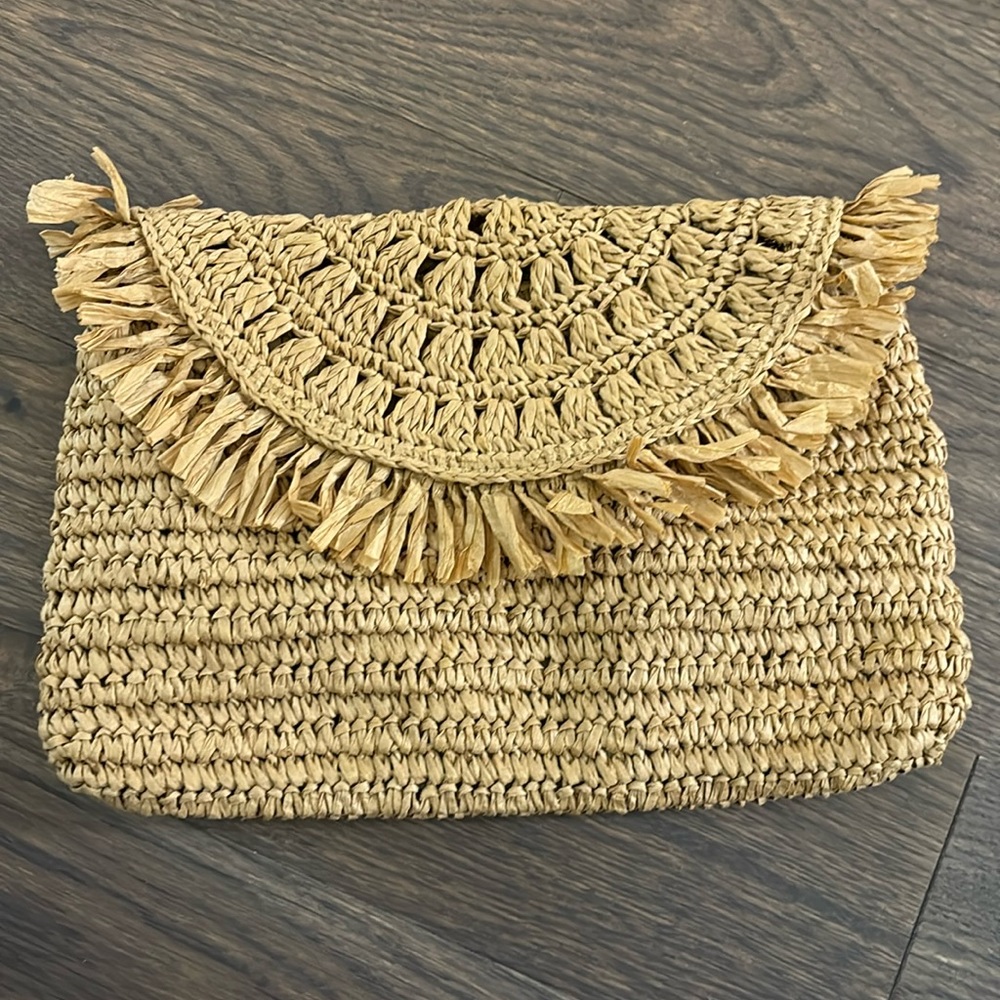 Straw Clutch/Crossbody
